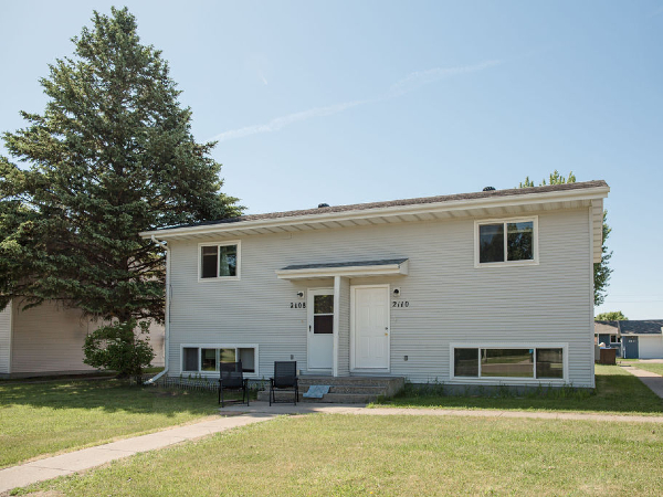 Front entrance of duplex